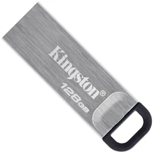 USB-флешка Kingston 128GB Kyson USB 3.2 Silver/Black (DTKN/128GB): Стандарт USB USB 3.2