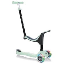 Самокат GLOBBER серии GO UP SPORTY пастельный зеленый, до 20/50кг, 1+, 3 колеса с подсветкой: Количество колес 3