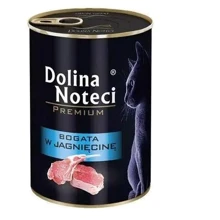 Вологий корм для котів Dolina Noteci Premium Cat М'ясні шматочки з ягнятком у соусі 400 г (56428): Тип Влажный корм