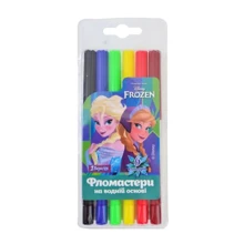 Фломастери 6 кол. "Frozen" (650349): Тип На водній основі