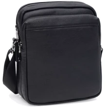 Мужская сумка через плечо Ricco Grande черная (K12140-black): Пол Мужской