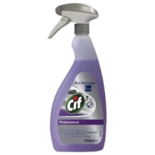 Спрей для чистки кухни Cif Cleaner Disinfectant с дезинфицирующим эффектом 750 мл (7615400189229): Загрязнение Неприятный запах, Накипь и налет, Грязь, Жир, Все виды загрязнений, Бактерии и микробы