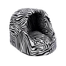 Будиночок для котів Ferplast Milord Mini Cave 40х40х40 см чорно-білий (VR01//1592): undefined undefined
