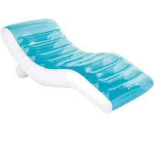 Пляжний надувний шезлонг Intex Біло-блакитний 191х99 см (56874): Виробник Intex