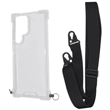 Чехол для телефонов WAVE Clear Case with Strap Black for Samsung S918 Galaxy S23 Ultra: Совместимость Samsung S918 Galaxy S23 Ultra