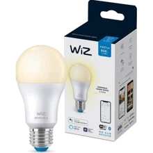Умная лампочка WiZ, E27, 8W, 60W, 806Lm, A60, 2700K, Wi-Fi: Тип цоколя E27