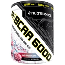 Аминокислота для спорта Nutrabolics mBCAA 6000 240 g /30 servings/ Iced Raspberry: Вкус Малина