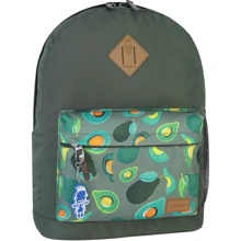 Рюкзак Bagland Молодіжний W/R 754 хакі (00533662): Стать унісекс