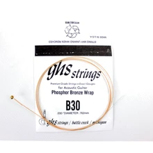Струна для гитар Одиночная струна для акустической гитары GHS Strings B30: Тип Струна