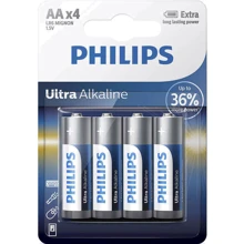 Philips AA bat Alkaline 4шт Ultra Alkaline (LR6E4B/10): undefined undefined