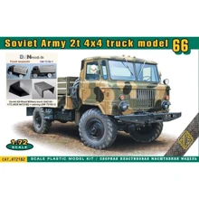 Набор деталировки DAN models брезент для военного советского грузовика 4х4 модель 66 (АСЕ) + сборная модель DAN72182-1: Производитель DAN models