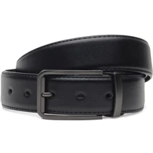 Чоловічий ремінь Borsa Leather чорний (C135-4086-3): Стать Чоловік
