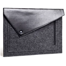 Gmakin Cover Envelope Triangular Roof Black/Dark Grey (GM57-12) for MacBook 12": Цвет серый (Space Gray)