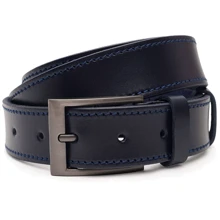 Мужской ремень Borsa Leather синий (V1125FX13-navy): Пол Мужской