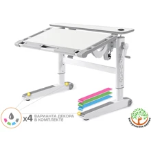 Детский стол Mealux Ergowood M Multicolor TG Energy (BD-800 TG/MC Energy): Тип Парта