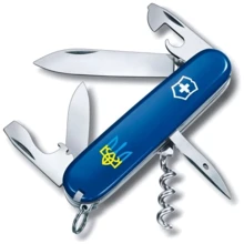 Мультитул Victorinox Spartan Ukraine 91мм/12 функций/синий /Трезубец сине-желтый (1.3603.2_T0016u): Тип мини-мультитул