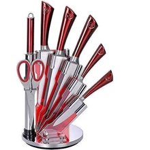 Набор кухонных ножей Набор металлических ножей на подставке Royalty Line RL-KSS804 7pcs: Наименование Набор кухонных ножей