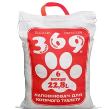 Наполнитель для кошачьего туалета Cat Litter 369 силикагелевый 22.8 л (6903336000055): Вид Силикагелевый