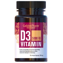 Голден-Фарм Vitamin D3 Витамин Д3 5000 МЕ 150 мг 90 капсул: Тип Витамин D
