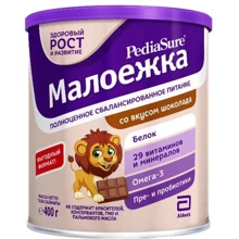 PediaSure малоїжки шоколад, 400 г (8710428015990): Тип Суміші безлактозние