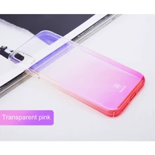 Чехол для iPhone Baseus Glaze Case Pink (WIAPIPH8-GC04) for iPhone X/iPhone Xs: Цвет розовый