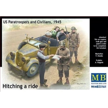 Набор фигурок Master Box Американские десантники и гражданские лица, 1945 (MB35161): Производитель Master Box