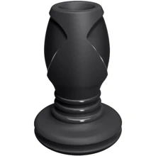 Анальный туннель Doc Johnson Platinum Premium Silicone - The Stretch - Medium - Black: Для кого Унисекс