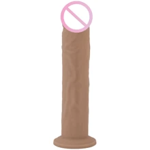 Фаллоимитатор SilexD Oscar Flesh (MODEL 2 size 9in) Liquid Silicone подходит для Apollo: Назначение Вагинальные