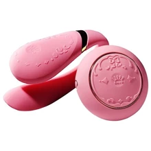 Смартвибратор для пар Zalo - Fanfan set Rouge Pink, пульт ДУ: Для кого Для пары