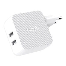 Зарядное устройство Playa by Belkin Wall Charger Home 2xUSB 12W 2.4A White: Кабель в комплекте отсутствует