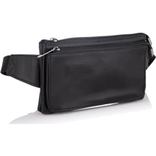 Мужская поясная сумка Buffalo Bags черная (SHIM8940A-black): Пол Мужской
