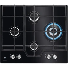 Варочная поверхность газовая Electrolux GPE363NK: Расположение панели спереди
