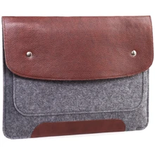 Gmakin Cover Envelope Brown/Grey (GM02-15) for MacBook Pro 15/Pro 16: Цвет коричневый (Brown)