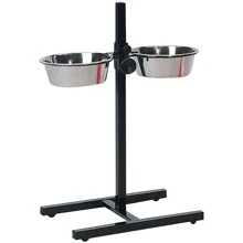 Миски Flamingo H-Stand With Dishes для собак на штативі 60 см 2х2.5 л (43158): Тип Набори для годування