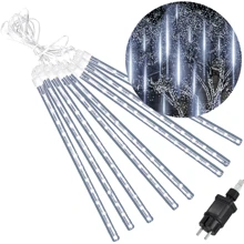 Гирлянда метеоритный дождь Springos 3 м 144 LED CL1213 Cold White: Тип Бахрома