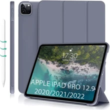 Аксесуар для iPad BeCover Tri Fold Soft TPU Silicone Purple для iPad Pro 12.9 (2020-2022) (711739): Колір фиолетовый