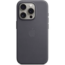 Чехол для iPhone Apple for iPhone 15 Pro Max FineWoven Case with MagSafe Black (MT4V3) : Цвет черный