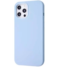 Чохол для iPhone WAVE Full Silicone Cover Sky Blue для iPhone 12 Pro Max: Колір голубой