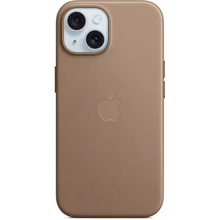 Чехол для iPhone Apple iPhone 15 FineWoven Case with MagSafe - Taupe (MT3C3ZM/A): Цвет коричневый