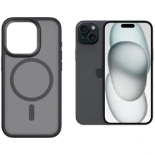 Чехол для iPhone Monblan Crystal Case Magnetic Black for iPhone 15: Цвет черный