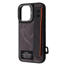 Чехол для iPhone Kajsa Outdoor Collection with Magnetic Ring Gray for iPhone 16 Pro Max: Цвет серый
