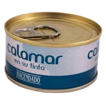 Кальмари Hacenado Calamar en su tinta 80 г (DL4974): Вага нетто 80 г