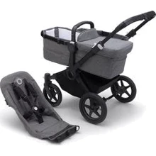 Шасси и прогулочный блок Bugaboo для коляски Donkey 5 Black /Grey Melange (100002028): Производитель Bugaboo