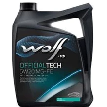 Моторное масло WOLF OFFICIALTECH 5W20 MS-FE 4л: Тип Синтетическое