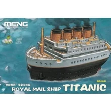 Модель Meng Пассажирский корабль Royal Mail Ship Titanic (Мультяшная модель) (MENG-MOE001): Производитель Meng