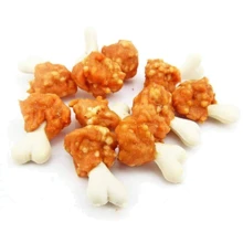 Лакомство для собак Селянські смаколики Куриное мясо с рисом на кальциевой косточке 3.5-4.5 см 500 г (LSC-28): Производитель Селянські смаколики