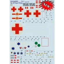 Декаль Authentic Decals для вертолета Aerospatiale SA.321 "Super Frelon", часть 1 PRS72-312: Производитель Print Scale