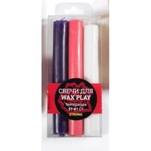 Набір із 3 тонких свічок sLash Wax Play Strong, 3 шт: Виробник sLash