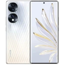 Смартфон Honor 70 5G 8/256GB Cristal Silver: Дисплей 6.67" OLED (1080x2400) / 395 ppi
