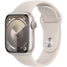 Apple Watch Series 9 41mm GPS Starlight Aluminum Case with Starlight Sport Band - M/L (MR8U3) : Розмір 41mm